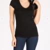 ROSIO On Sale V Neck Tee Shirt