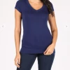 ROSIO V Neck Tee Shirt On Sale
