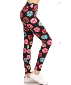 LOVE IT Leggings Legging Donut Print
