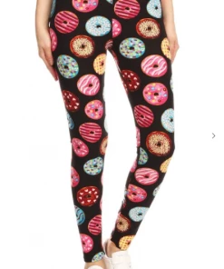 LOVE IT Leggings Legging Donut Print