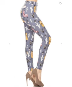 LOVE IT Legging Llama Print