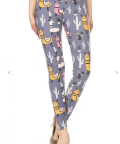LOVE IT Legging Llama Print