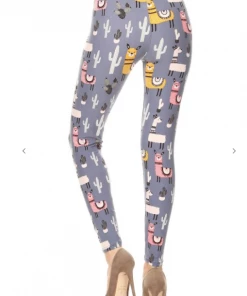 LOVE IT Legging Llama Print