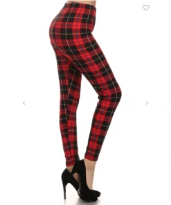 LOVE IT Legging Plaid & Checker Print