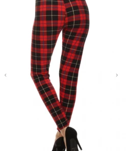 LOVE IT Legging Plaid & Checker Print