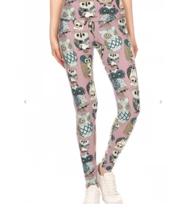 LOVE IT Leggings Legging Owl Print