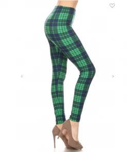 LOVE IT Legging Plaid Print