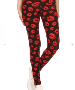 LOVE IT Legging Lipstick Lip Print