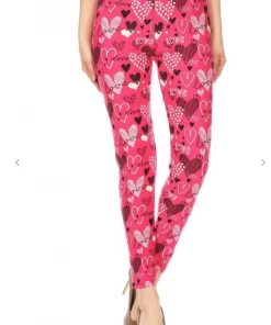 LOVE IT Legging Pink Love Print