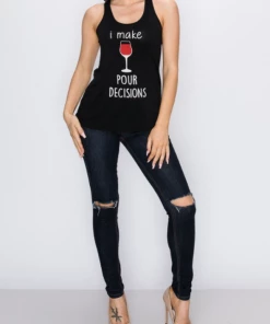 BEAR DANCE I Make Pour Decisions Tank Top