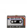 Icco Accessories Purses 80'S Rock Rhinestone Cassette Tape