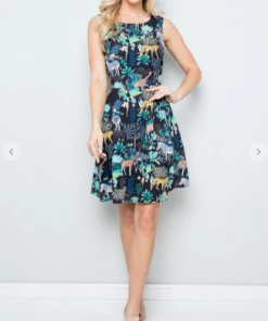 LA SOUL Zoo Party Printed Dresses