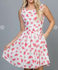 LA SOUL Watermelon Anyone ? Printed Dresses