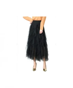 DAY G Jasmine Layer Tulle Skirt Black