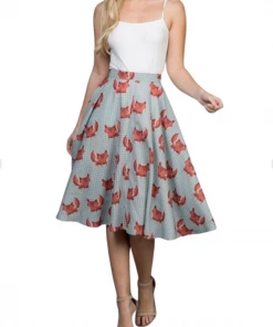 LA SOUL Mini Skirts & Mid Length Skirt Feeling Foxy Skirt
