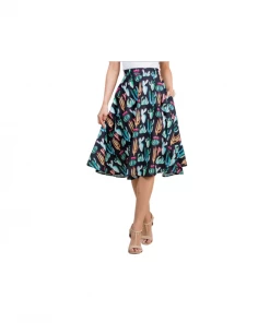LA SOUL Mini Skirts & Mid Length Skirt Desert Rose Cactus Skirt
