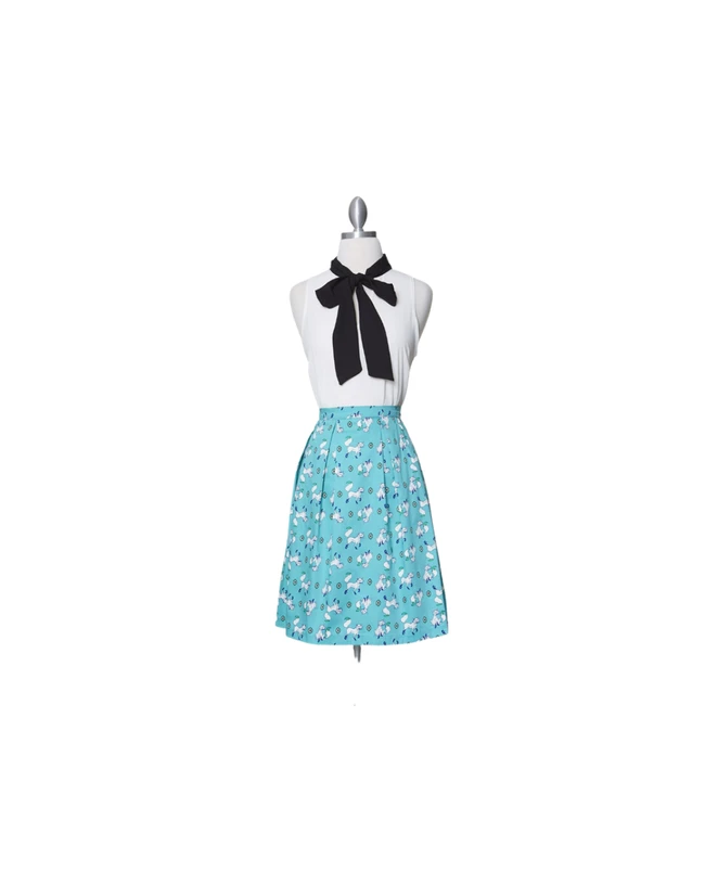 Varga Mini Skirts & Mid Length Skirt Fashion Frenzy Midi Skirt - Aqua 6 Varga Mini Skirts & Mid Length Skirt Fashion Frenzy Midi Skirt - Aqua