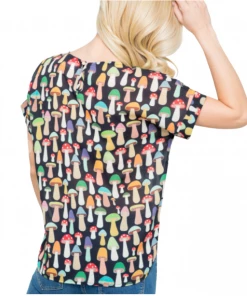 LA SOUL Me And My Mushroom Top Short Sleeve Top