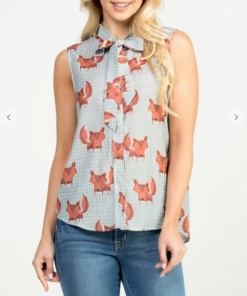 LA SOUL Short Sleeve Top Foxy Lady Top