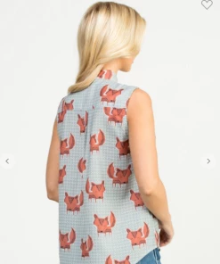 LA SOUL Short Sleeve Top Foxy Lady Top