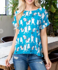 LA SOUL Cat Party Top