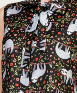 LA SOUL Sleepy Sloth Top Short Sleeve Top