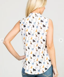 LA SOUL Short Sleeve Top Cat & Friends Top