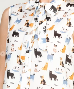 LA SOUL Short Sleeve Top Cat & Friends Top