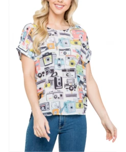 LA SOUL Short Sleeve Top Picture Perfect Top