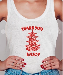XYNC Thank You Tank Top Graphic Tank & Tee Shirts