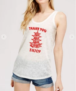 XYNC Thank You Tank Top Graphic Tank & Tee Shirts