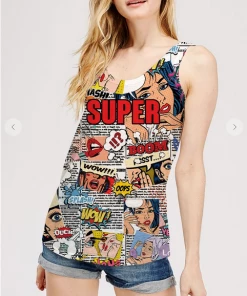 XYNC Comic Book Tank Top