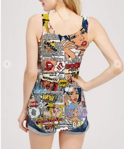 XYNC Comic Book Tank Top