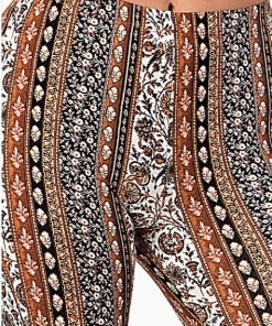 BEAR DANCE Pants & Jeans Bell Bottom Paisley Pant