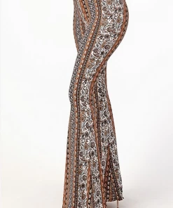 BEAR DANCE Pants & Jeans Bell Bottom Paisley Pant