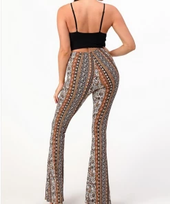 BEAR DANCE Pants & Jeans Bell Bottom Paisley Pant