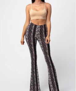 BEAR DANCE Pants & Jeans Bell Bottom Paisley Pant