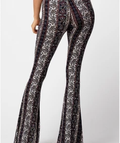 BEAR DANCE Pants & Jeans Bell Bottom Paisley Pant