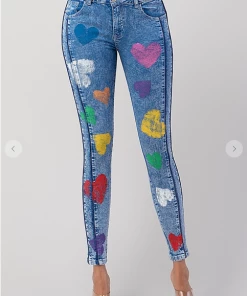 APPLE TREE Pants & Jeans Melt My Heart Jean Marble Wash