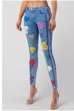 APPLE TREE Pants & Jeans Melt My Heart Jean Marble Wash