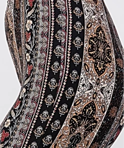 BEAR DANCE Bell Bottom Paisley Pants & Jeans