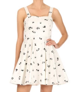 Varga Pin Up Dresses Panda Marilyn Dress