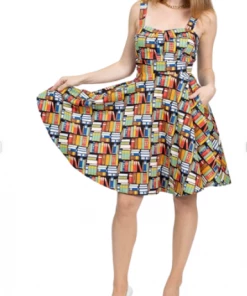 IXIA2 Pin Up Dresses Hitting The Books Missy Dress