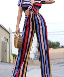 Dress Day Legs For Days Stripe Pant Maxi Dresses & Jumpsuits