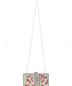 Icco Accessories Rinestone Hot & Spicy Clutch