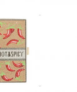Icco Accessories Rinestone Hot & Spicy Clutch