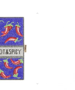 Icco Accessories Rinestone Hot & Spicy Clutch