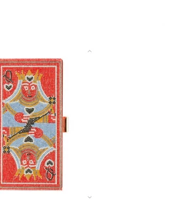 Icco Accessories Rhinestone Queen Of Hearts Clutch Purses