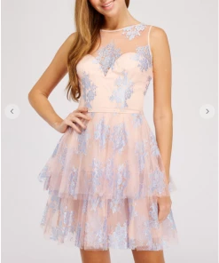 Maniju Chantilly Lace Party & Cocktail Dresses