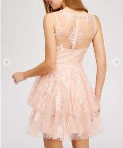 Maniju Chantilly Lace Party & Cocktail Dresses